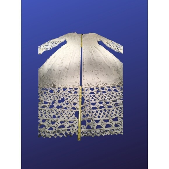 BOSTON PROPER Mixed Media Lace Overlay MAXI Dress, WHITE, Women's Size S, NWT - Picture 7 of 9